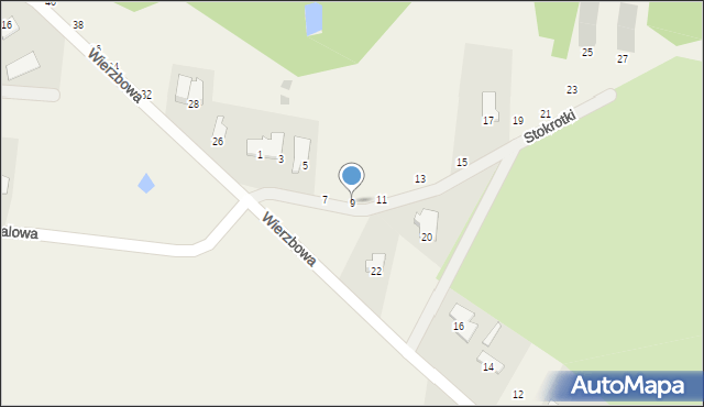 Murowaniec, Stokrotki, 9, mapa Murowaniec