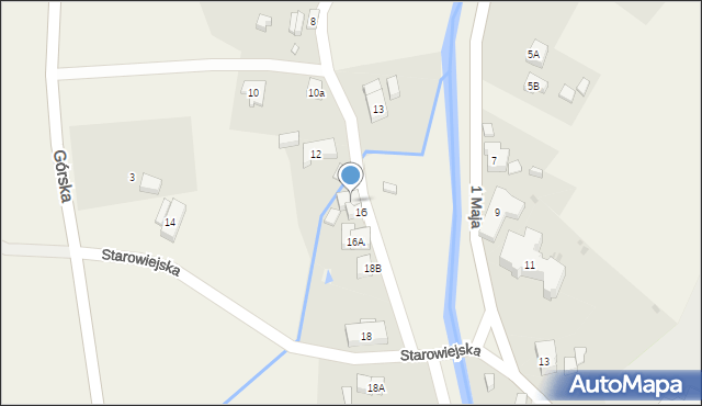 Mysłakowice, Starowiejska, 16C, mapa Mysłakowice