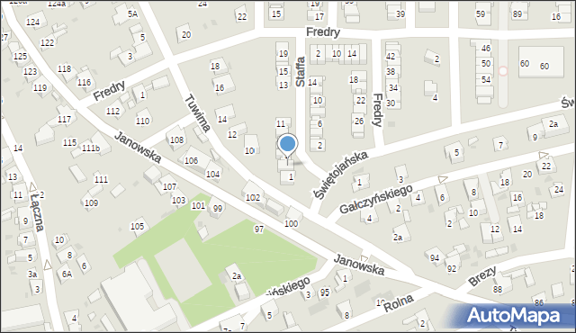 Mysłowice, Staffa Leopolda, 3, mapa Mysłowice