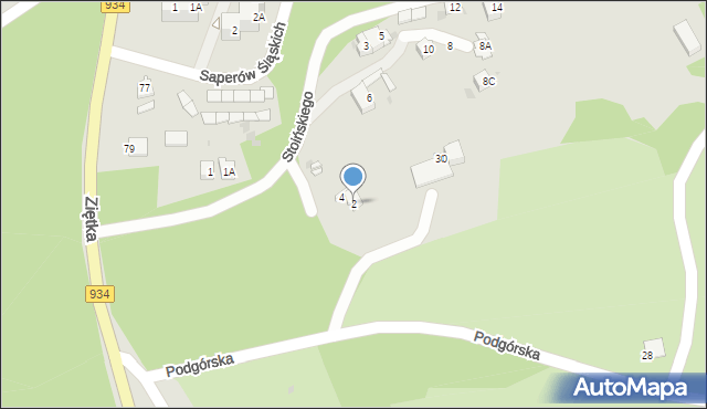 Mysłowice, Stoińskiego Stefana, 2, mapa Mysłowice