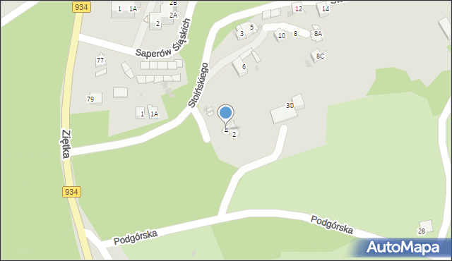 Mysłowice, Stoińskiego Stefana, 4, mapa Mysłowice