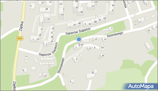 Mysłowice, Stoińskiego Stefana, 5, mapa Mysłowice