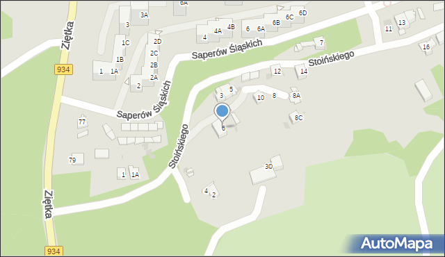 Mysłowice, Stoińskiego Stefana, 6, mapa Mysłowice