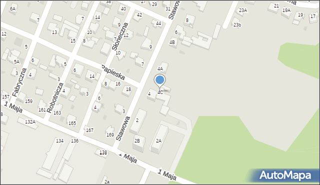 Myszków, Stawowa, 4C, mapa Myszków