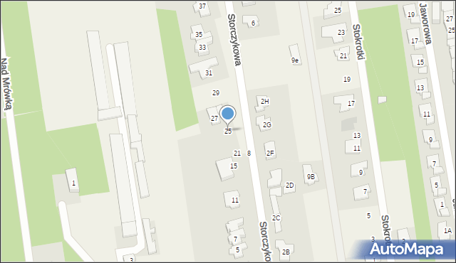 Nadarzyn, Storczykowa, 25, mapa Nadarzyn