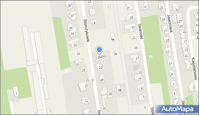 Nadarzyn, Storczykowa, 2H, mapa Nadarzyn