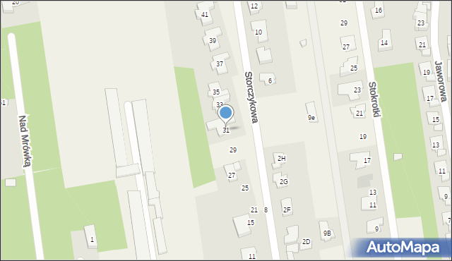 Nadarzyn, Storczykowa, 31, mapa Nadarzyn