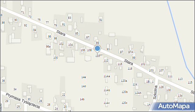 Nadma, Stara, 110, mapa Nadma