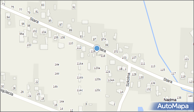 Nadma, Stara, 120, mapa Nadma