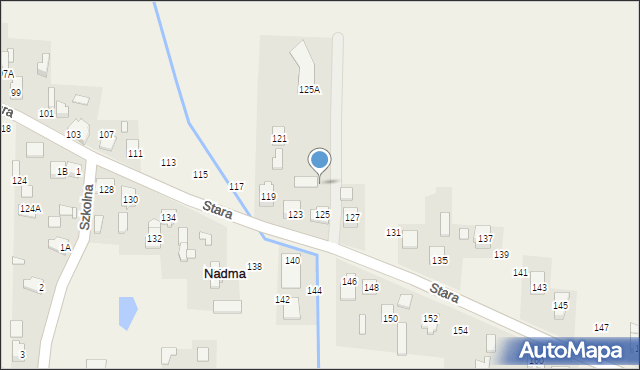 Nadma, Stara, 125b, mapa Nadma