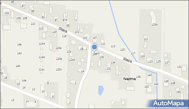 Nadma, Stara, 128, mapa Nadma