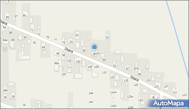 Nadma, Stara, 87, mapa Nadma