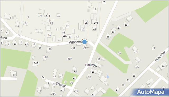 Nałęczów, Stanisława Augusta Poniatowskiego, 45, mapa Nałęczów