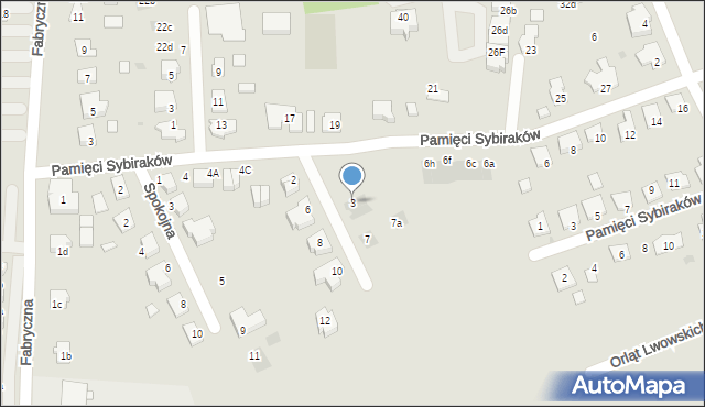 Namysłów, Stanisławowska, 3, mapa Namysłów