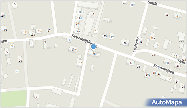 Namysłów, Staromiejska, 12a, mapa Namysłów