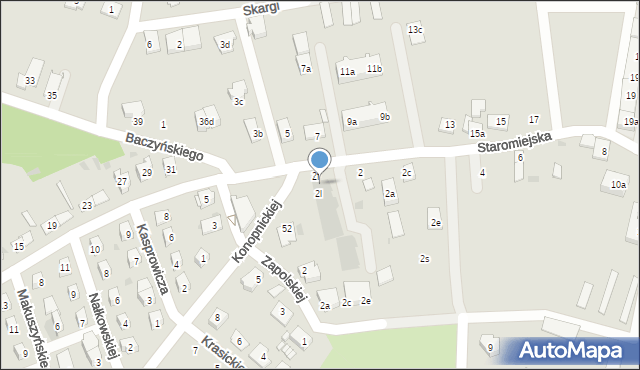 Namysłów, Staromiejska, 2h, mapa Namysłów