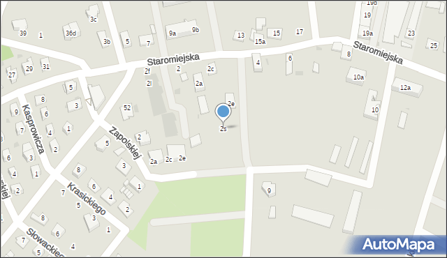 Namysłów, Staromiejska, 2s, mapa Namysłów
