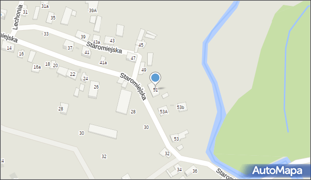 Namysłów, Staromiejska, 51, mapa Namysłów