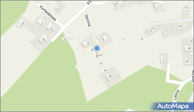 Nielepice, Stroma, 10, mapa Nielepice