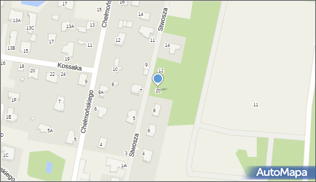 Niemcz, Stwosza Wita, 10, mapa Niemcz