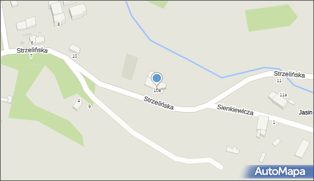 Niemcza, Strzelińska, 10a, mapa Niemcza