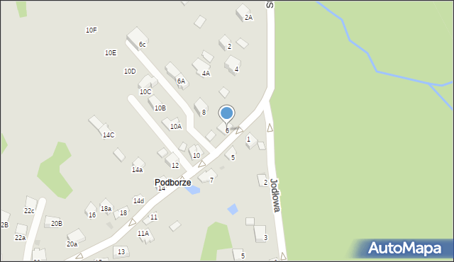 Niepołomice, Staniątecka, 6, mapa Niepołomice