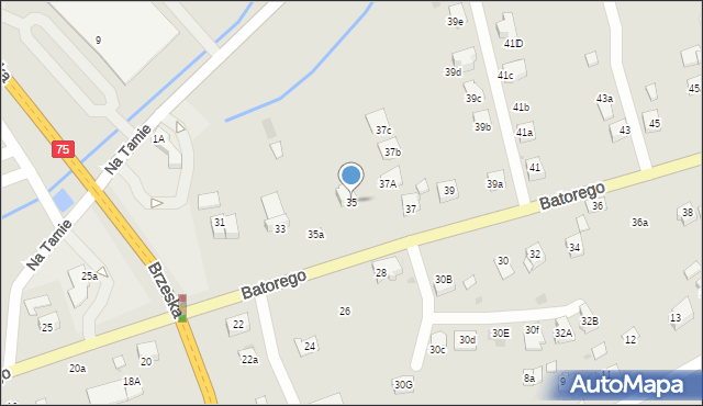 Niepołomice, Stefana Batorego, 35, mapa Niepołomice