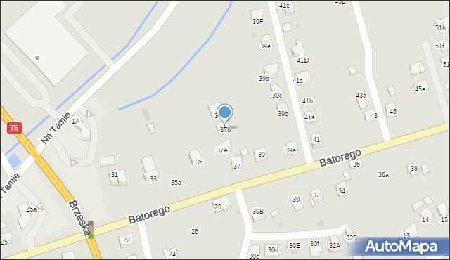 Niepołomice, Stefana Batorego, 37b, mapa Niepołomice