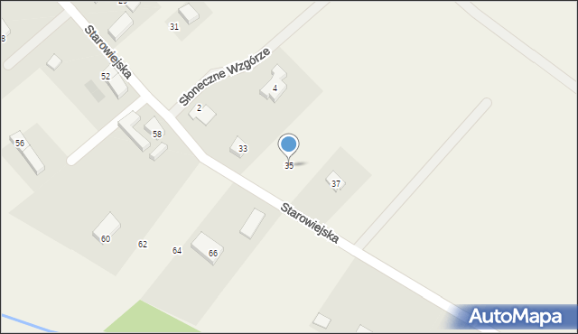 Niestkowo, Starowiejska, 35, mapa Niestkowo