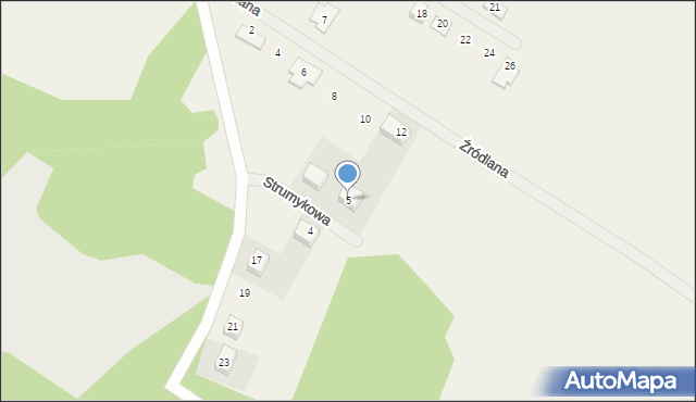 Nietków, Strumykowa, 5, mapa Nietków