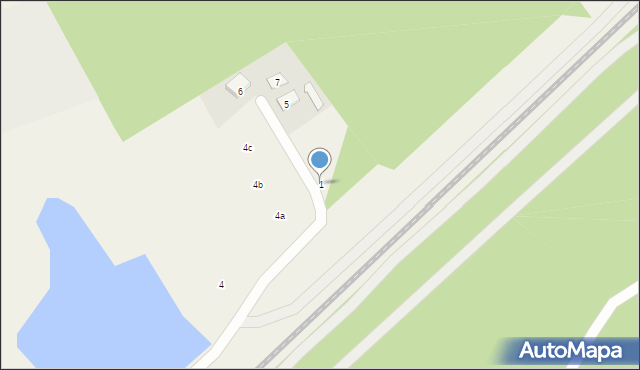 Niewodnica Kościelna, Stawowa, 1, mapa Niewodnica Kościelna