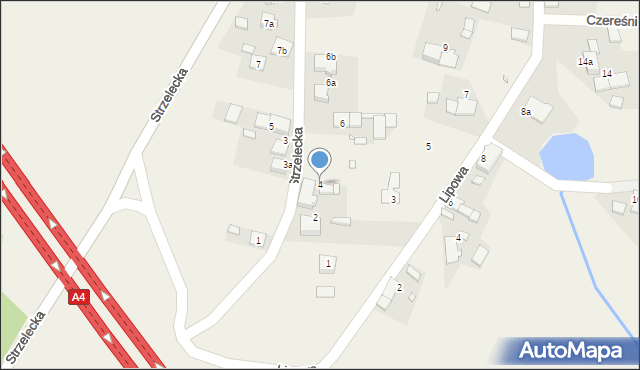 Nogowczyce, Strzelecka, 4, mapa Nogowczyce
