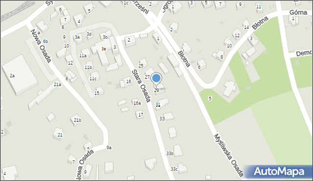 Nowa Ruda, Stara Osada, 29, mapa Nowa Ruda