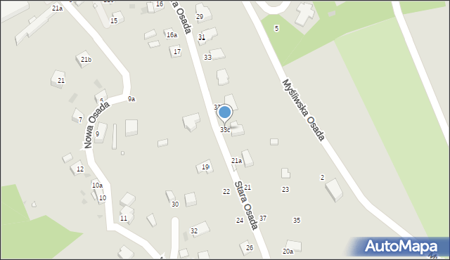 Nowa Ruda, Stara Osada, 33c, mapa Nowa Ruda