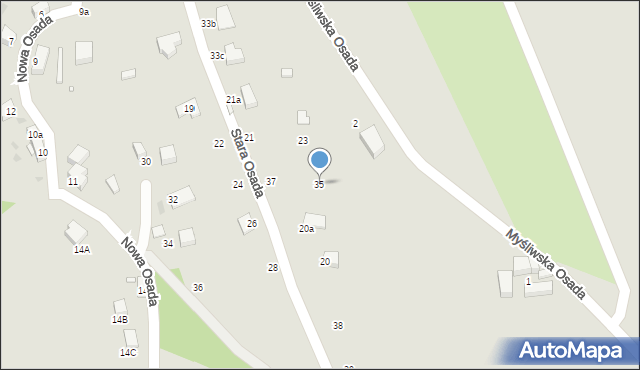 Nowa Ruda, Stara Osada, 35, mapa Nowa Ruda