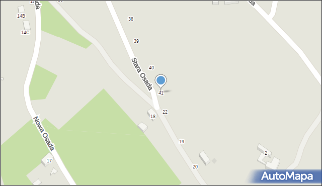 Nowa Ruda, Stara Osada, 41, mapa Nowa Ruda