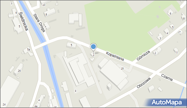 Nowa Ruda, Stara Droga, 1, mapa Nowa Ruda