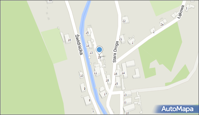 Nowa Ruda, Stara Droga, 19, mapa Nowa Ruda