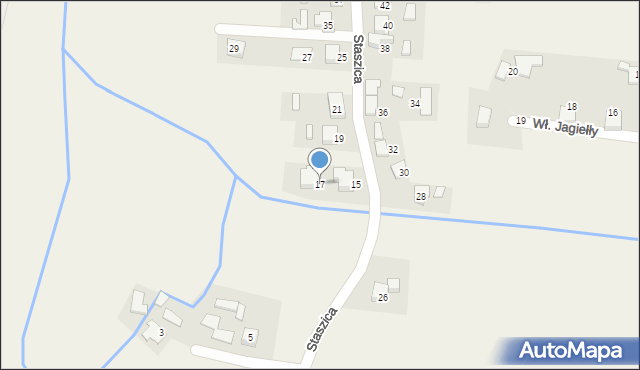 Nowa Wieś, Staszica Stanisława, 17, mapa Nowa Wieś