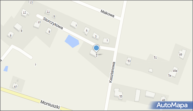 Nowa Wieś Malborska, Storczykowa, 4, mapa Nowa Wieś Malborska