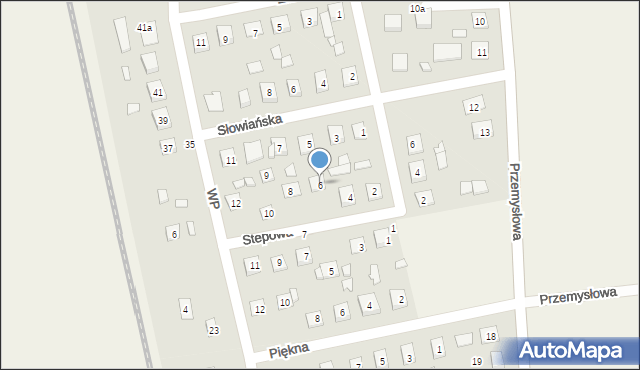 Nowa Wieś Wielka, Stepowa, 6, mapa Nowa Wieś Wielka