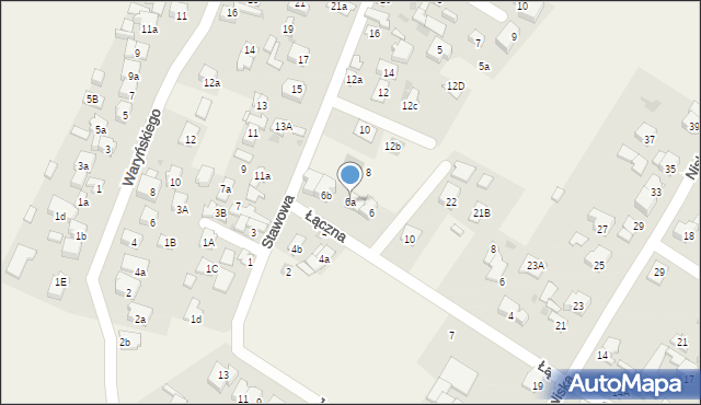 Nowe Grocholice, Stawowa, 6a, mapa Nowe Grocholice