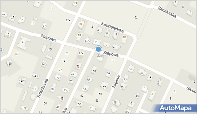 Nowe Gulczewo, Stepowa, 12, mapa Nowe Gulczewo