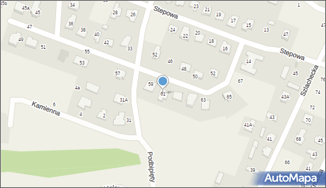 Nowe Gulczewo, Stepowa, 61, mapa Nowe Gulczewo