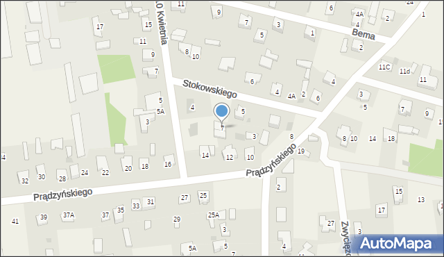 Nowe Iganie, Stokowskiego Hipolita, 7, mapa Nowe Iganie