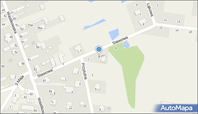 Nowodworce, Stawowa, 6, mapa Nowodworce