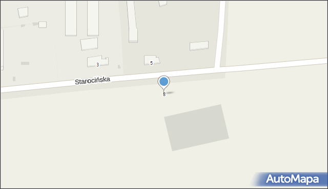 Nowy Dwór Gdański, Starocińska, 8, mapa Nowy Dwór Gdański