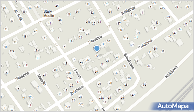 Nowy Dwór Mazowiecki, Staszica Stanisława, 22, mapa Nowy Dwór Mazowiecki