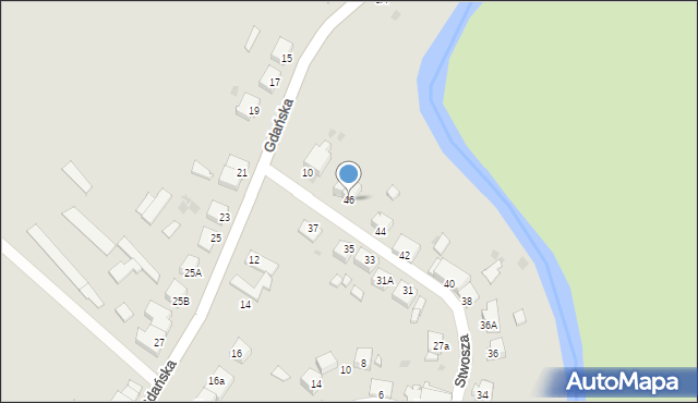 Nowy Staw, Stwosza Wita, 46, mapa Nowy Staw