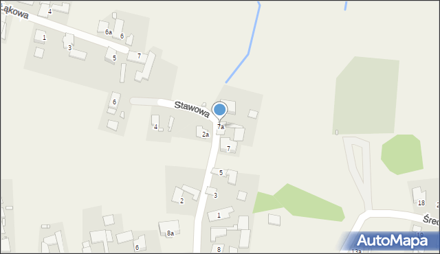 Ochodze, Stawowa, 7a, mapa Ochodze